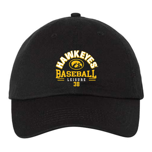 Iowa - NCAA Baseball : Beau Leisure - Dad Hat-0