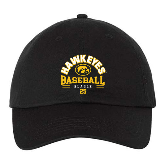 Iowa - NCAA Baseball : Tate Slagle - Dad Hat-0
