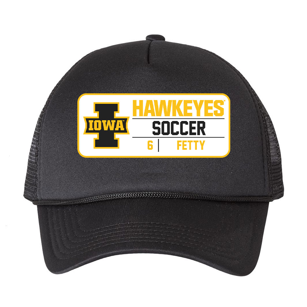 Iowa - NCAA Women's Soccer : Rielee Fetty - Trucker Hat-0