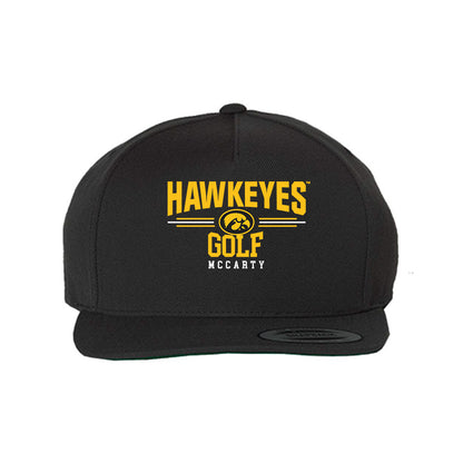 Iowa - NCAA Men's Golf : Jack McCarty - Snapback Hat-0
