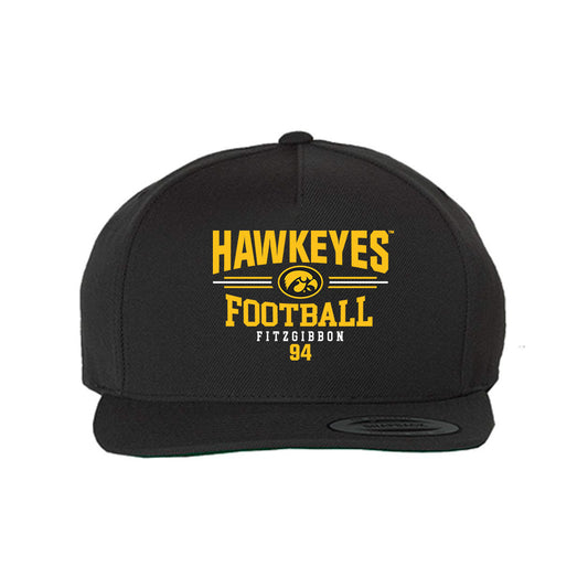 Iowa - NCAA Football : Brad Fitzgibbon - Snapback Hat-0