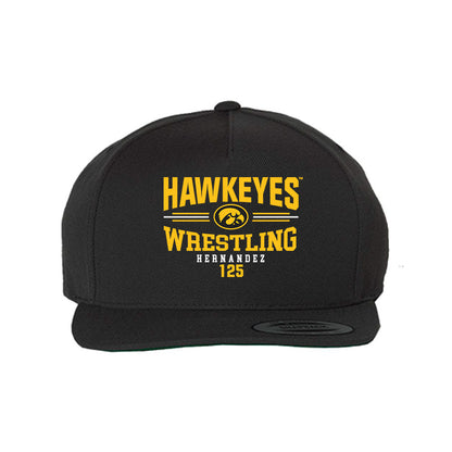 Iowa - NCAA Wrestling : Keyan Hernandez - Snapback Hat-1