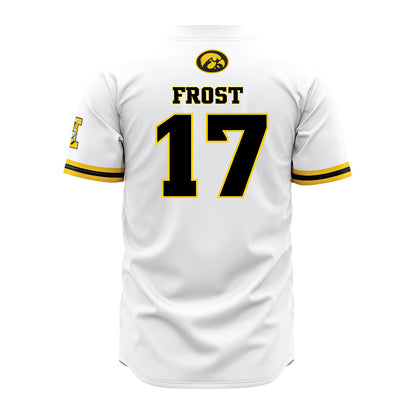 Iowa - NCAA Baseball : Brolan Frost - White Jersey-1