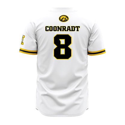 Iowa - NCAA Baseball : Colin Coonradt - White Jersey-1