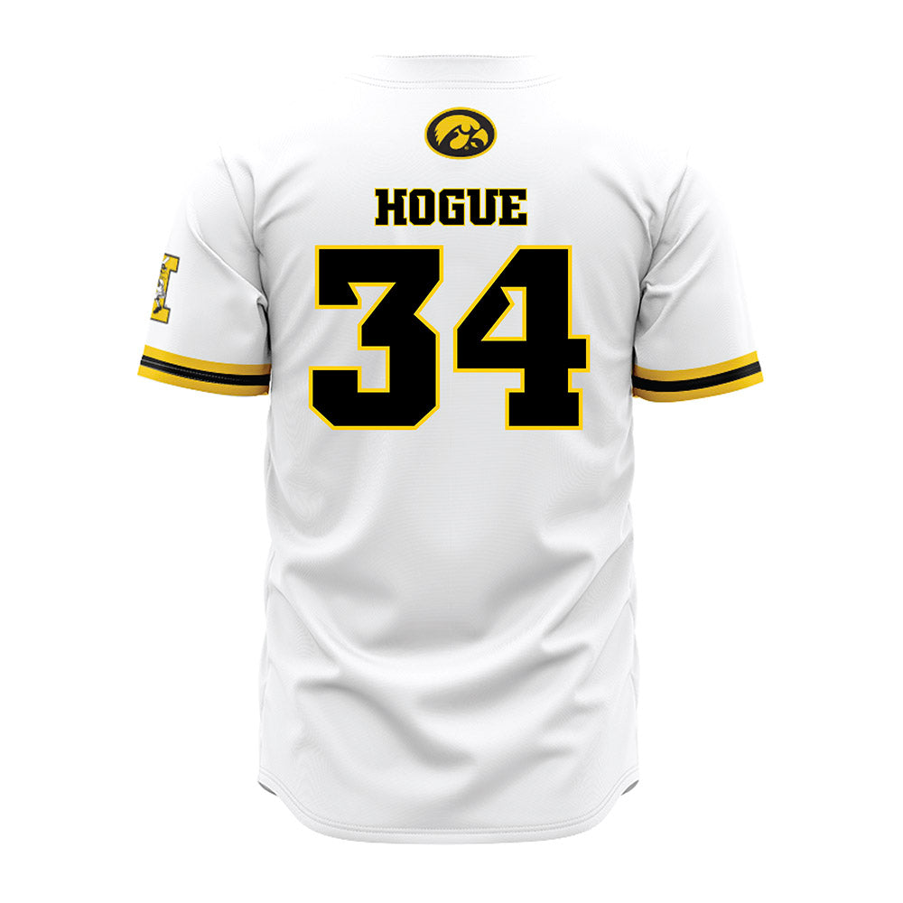 Iowa - NCAA Baseball : Brant Hogue - White Jersey-1