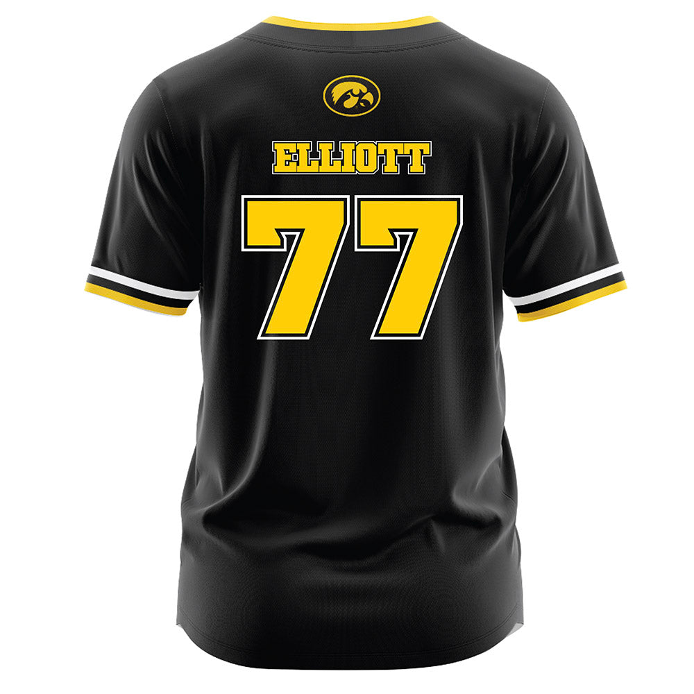 Iowa - NCAA Softball : Sofia Elliott - Black Jersey