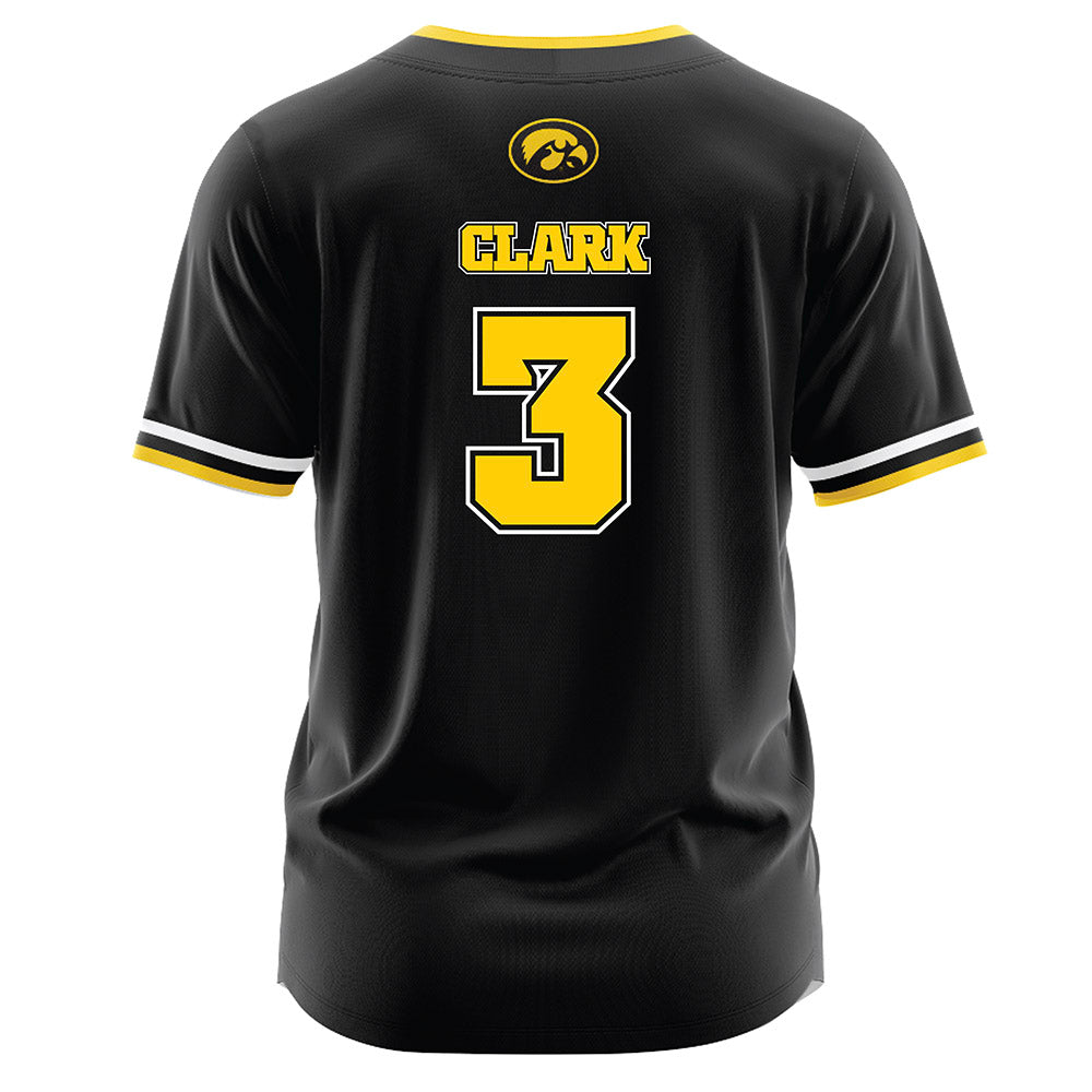 Iowa - NCAA Softball : Shamya Clark - Black Jersey-1