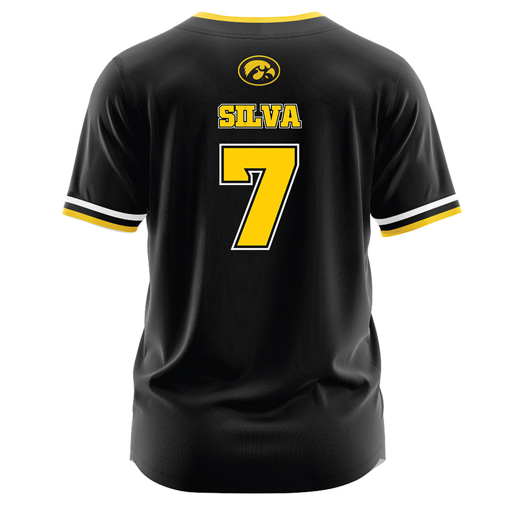 Iowa - NCAA Softball : Phoenyx Silva - Black Jersey-1