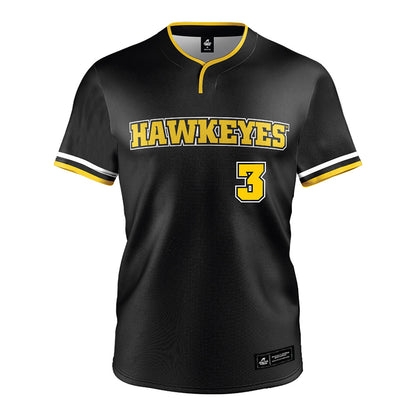 Iowa - NCAA Softball : Shamya Clark - Black Jersey-0