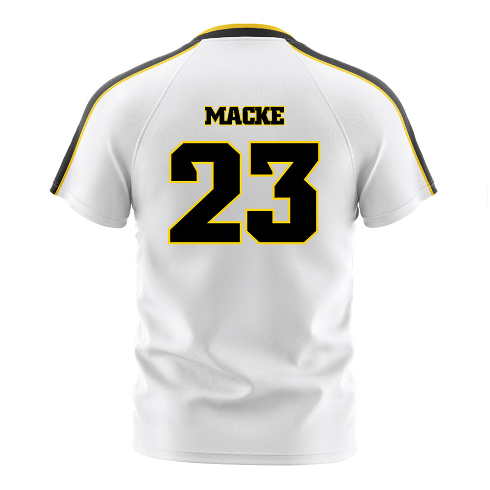 Iowa - NCAA Women's Soccer : Alli Macke - White Soccer Jersey-1
