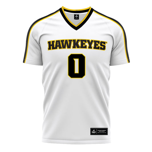 Iowa - NCAA Women's Soccer : Taylor Kane - White Soccer Jersey