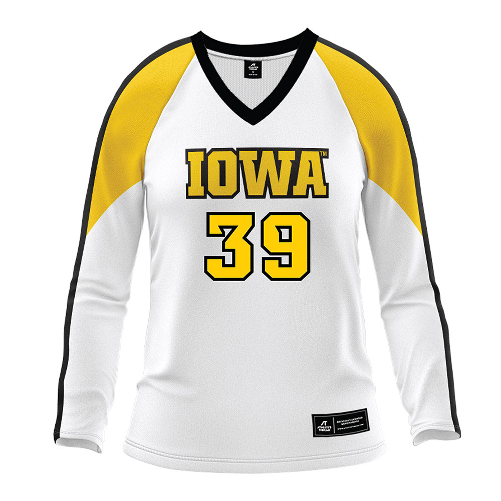 Iowa - NCAA Women's Volleyball : Alyssa Worden - White Volleyball Jersey