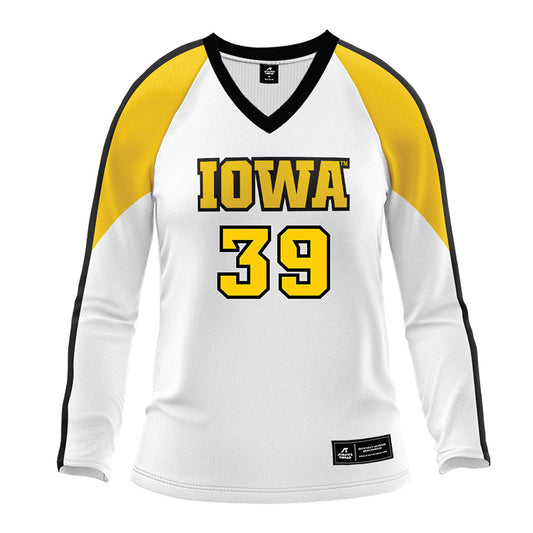 Iowa - NCAA Women's Volleyball : Alyssa Worden - White Volleyball Jersey