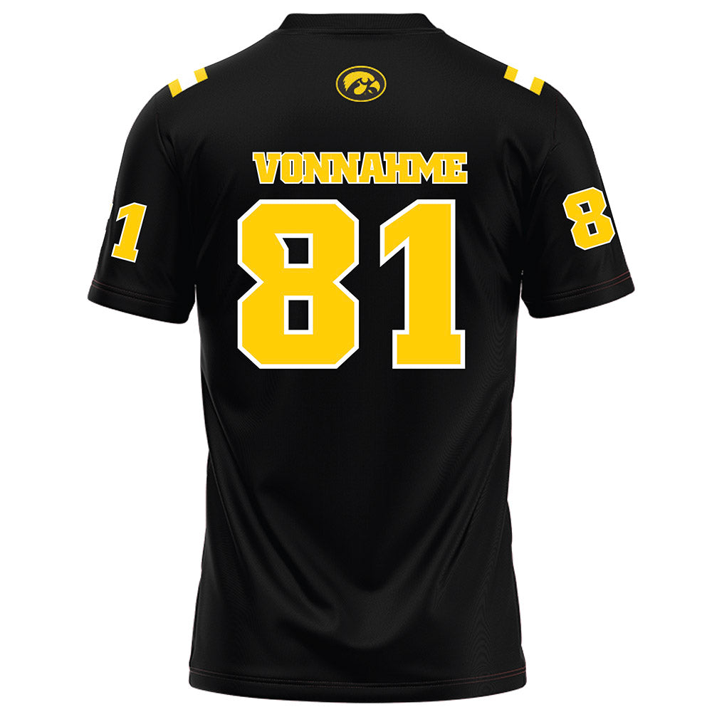 Iowa - NCAA Football : DJ Vonnahme - Black Football Jersey-1