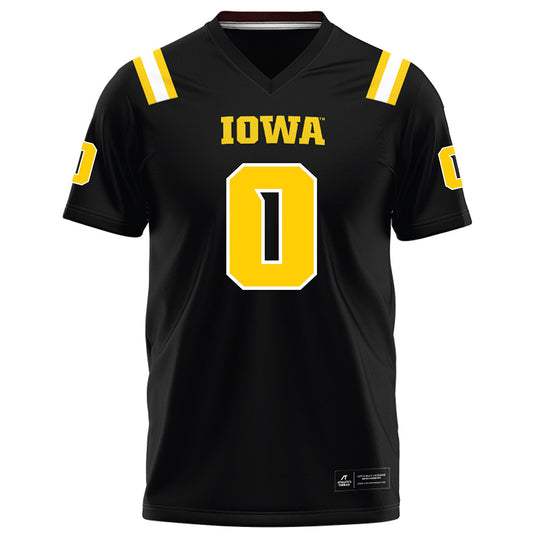 Iowa - NCAA Football : Jarriett Buie - Black Football Jersey-0