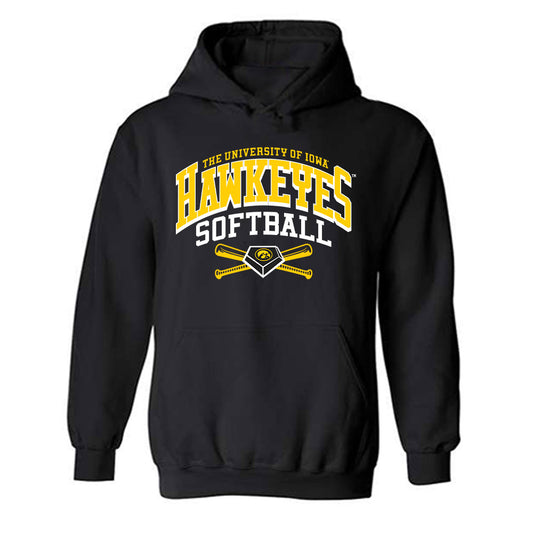 Iowa - NCAA Softball : Shamya Clark - Sports Shersey Hooded Sweatshirt-0