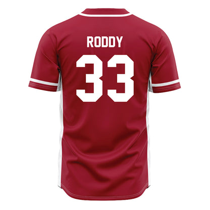 Oklahoma - NCAA Baseball : Berkeley Roddy - Maroon Jersey-1