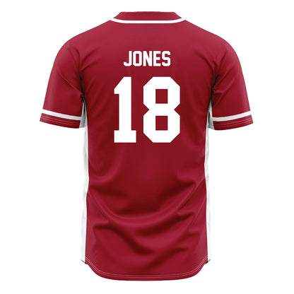 Oklahoma - NCAA Baseball : Gavyn Jones - Maroon Jersey-1