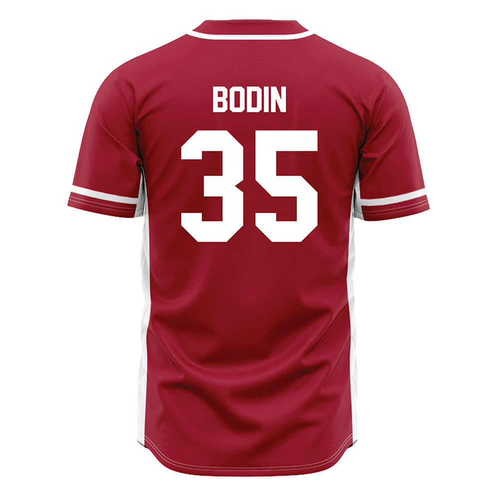 Oklahoma - NCAA Baseball : Jason Bodin - Maroon Jersey-1