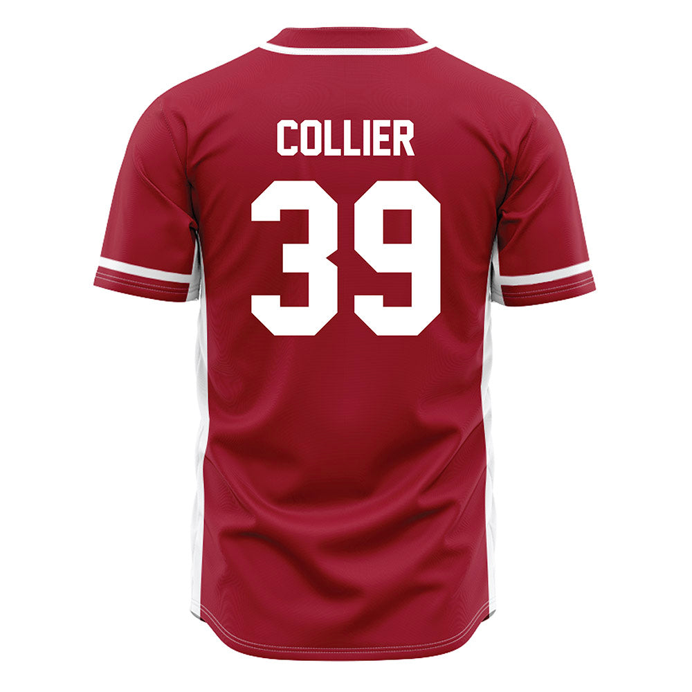 Oklahoma - NCAA Baseball : Trent Collier - Maroon Jersey-1