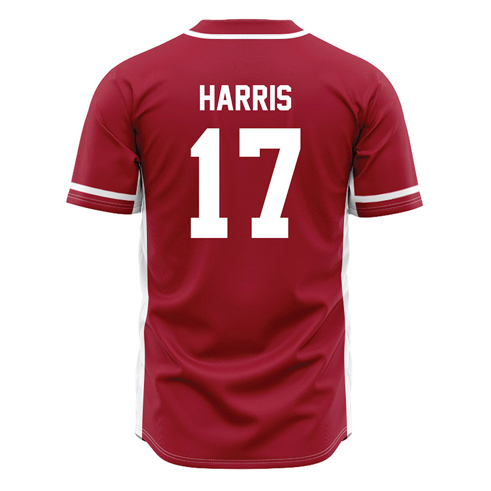 Oklahoma - NCAA Baseball : Dasan Harris - Maroon Jersey-1