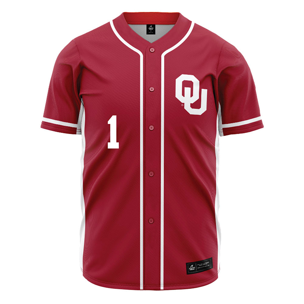 Oklahoma - NCAA Baseball : Jason Walk - Maroon Jersey-0