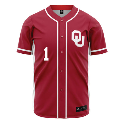 Oklahoma - NCAA Baseball : Jason Walk - Maroon Jersey-0