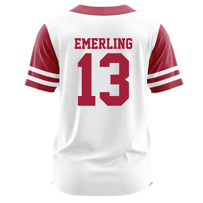 Oklahoma - NCAA Softball : Isabela Emerling - White Jersey-1