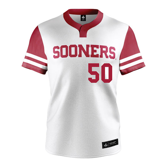 Oklahoma - NCAA Softball : Ailana Agbayani - White Jersey-0
