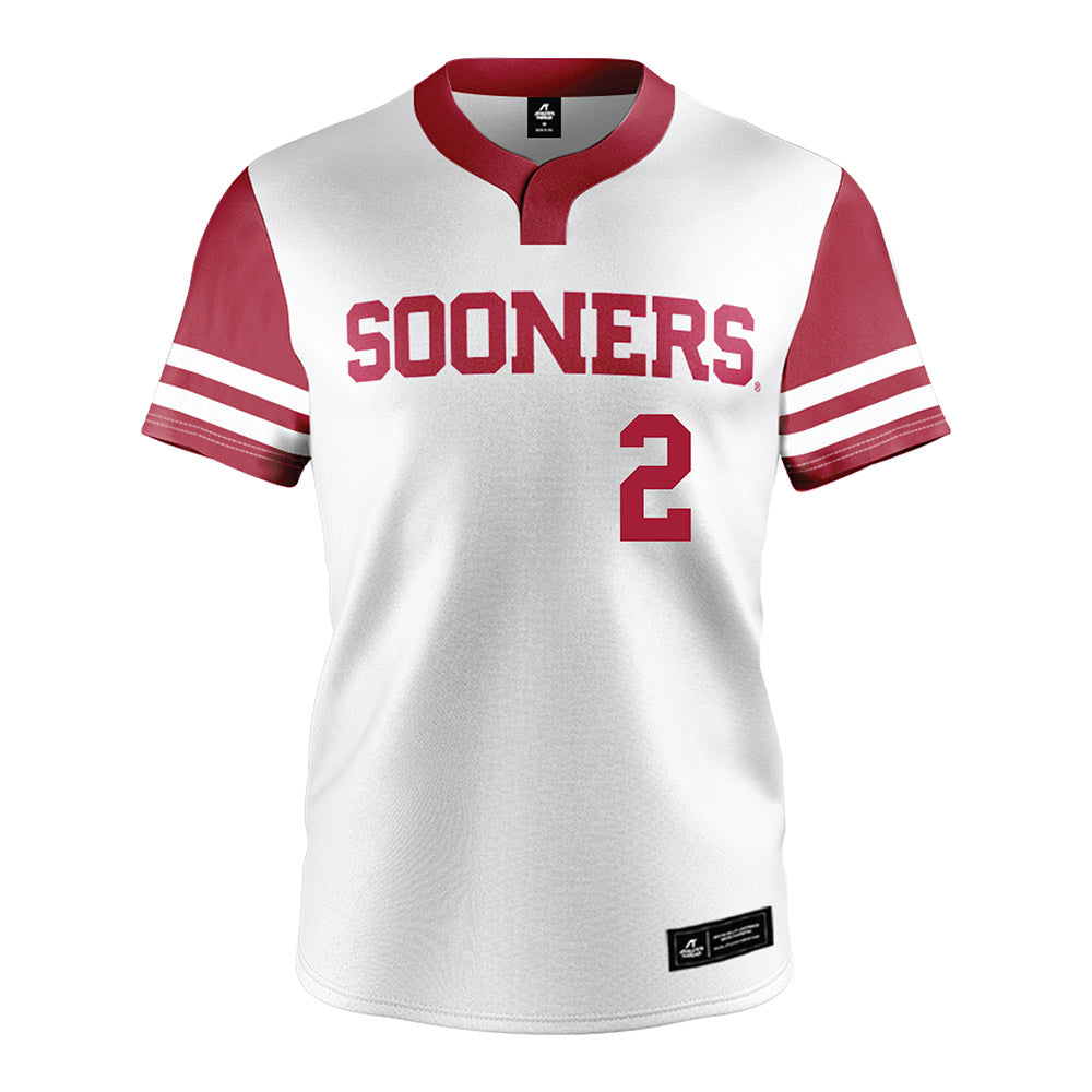 Oklahoma - NCAA Softball : Nelly McEnroe-Marinas - White Jersey-0