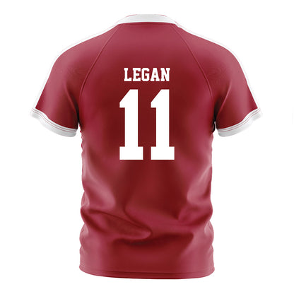 Oklahoma - NCAA Women's Soccer : Drue Legan - Crimson Red Soccer Jersey-1