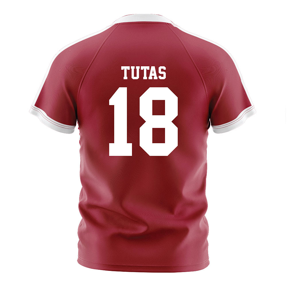 Oklahoma - NCAA Women's Soccer : Alyssa Tutas - Crimson Red Soccer Jersey-1