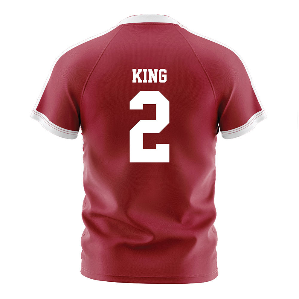 Oklahoma - NCAA Women's Soccer : Meredith King - Crimson Red Soccer Jersey