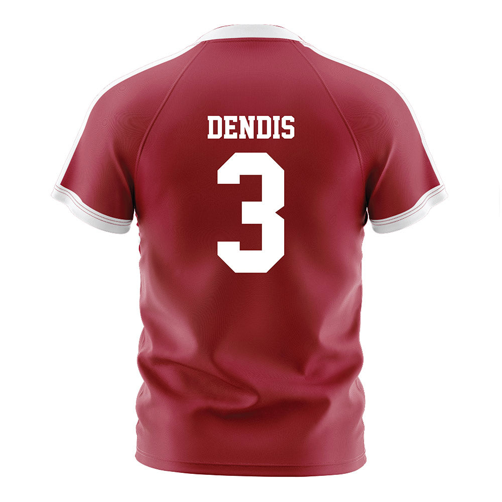 Oklahoma - NCAA Women's Soccer : Lexi Dendis - Crimson Red Soccer Jersey-1