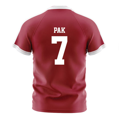 Oklahoma - NCAA Women's Soccer : Michelle Pak - Crimson Red Soccer Jersey