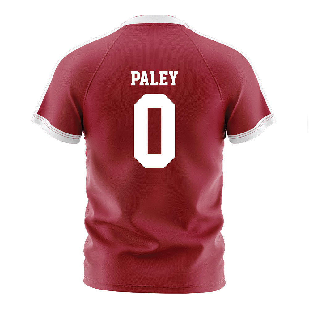 Oklahoma - NCAA Women's Soccer : Morgan Paley - Crimson Red Soccer Jersey-1