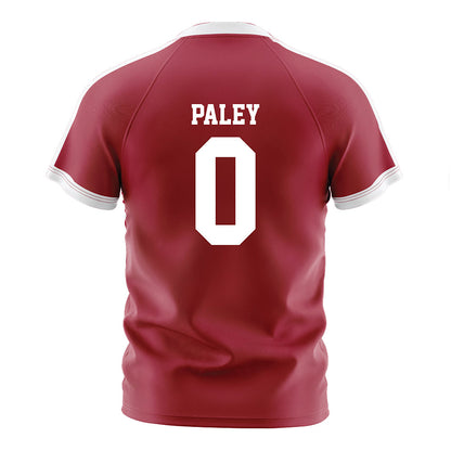 Oklahoma - NCAA Women's Soccer : Morgan Paley - Crimson Red Soccer Jersey-1