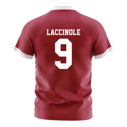 Oklahoma - NCAA Women's Soccer : Ally Laccinole - Crimson Red Soccer Jersey-1