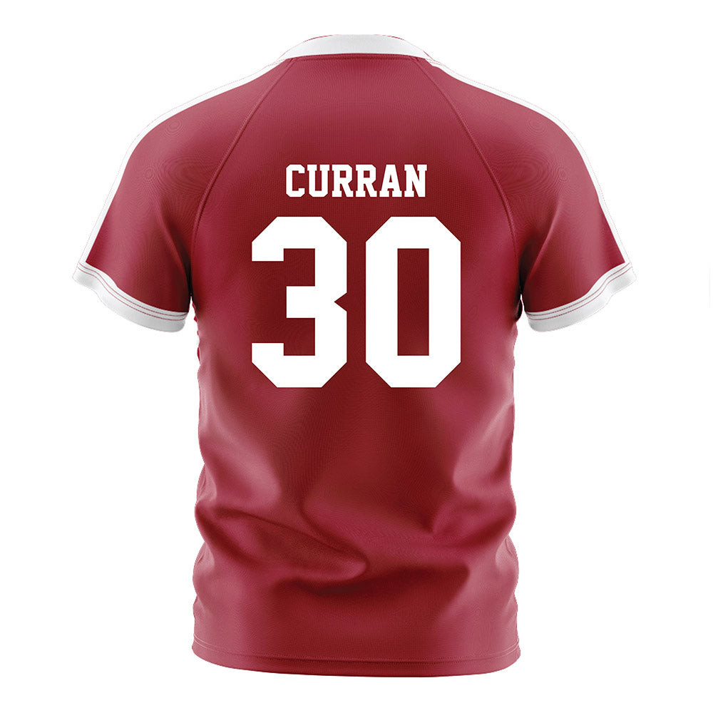 Oklahoma - NCAA Women's Soccer : Claire Curran - Crimson Red Soccer Jersey-1