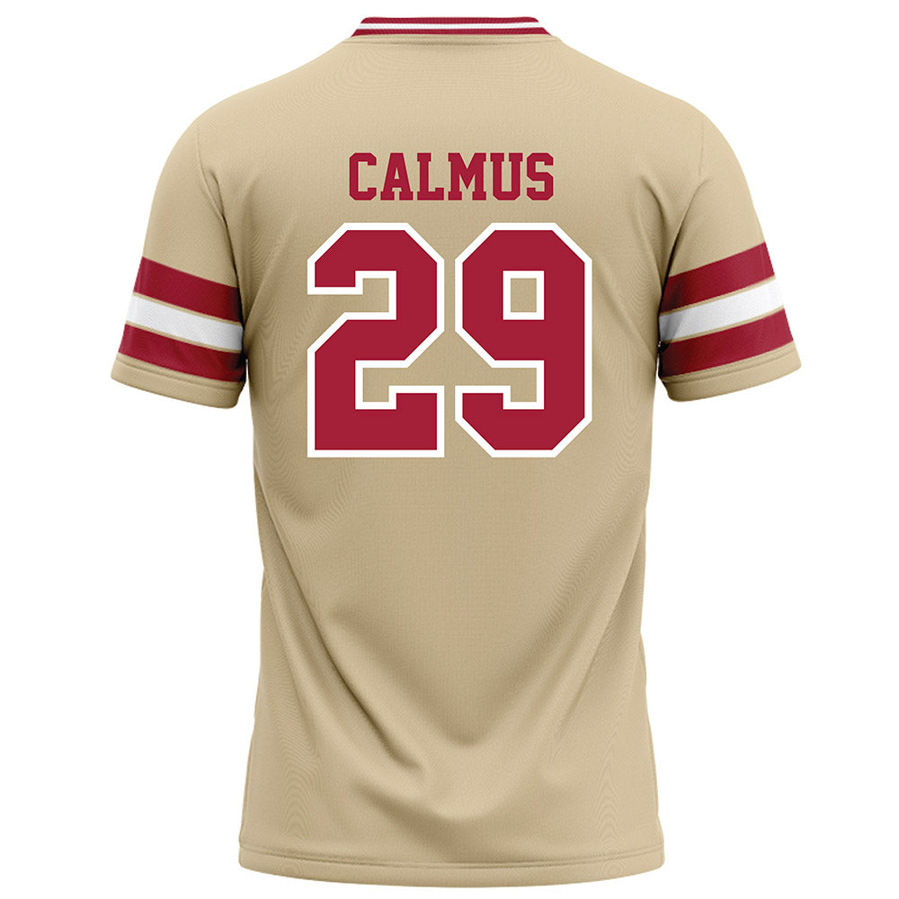 Oklahoma - NCAA Football : Casen Calmus - Cream Football Jersey