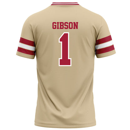 Oklahoma - NCAA Football : Jayden Gibson - Cream Football Jersey-1