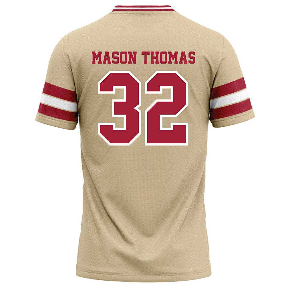 Oklahoma - NCAA Football : R Mason Thomas - Cream Football Jersey-1