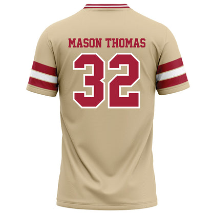 Oklahoma - NCAA Football : R Mason Thomas - Cream Football Jersey-1