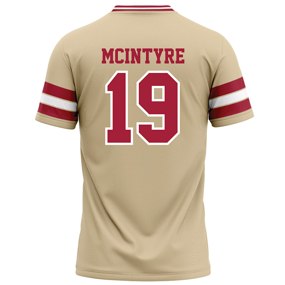 Oklahoma - NCAA Football : Kade McIntyre - Cream Football Jersey-1