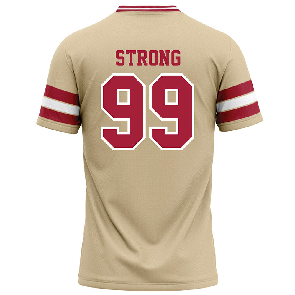Oklahoma - NCAA Football : Markus Strong - Cream Football Jersey-1