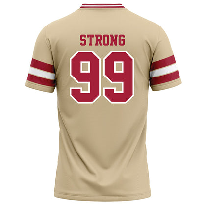Oklahoma - NCAA Football : Markus Strong - Cream Football Jersey-1