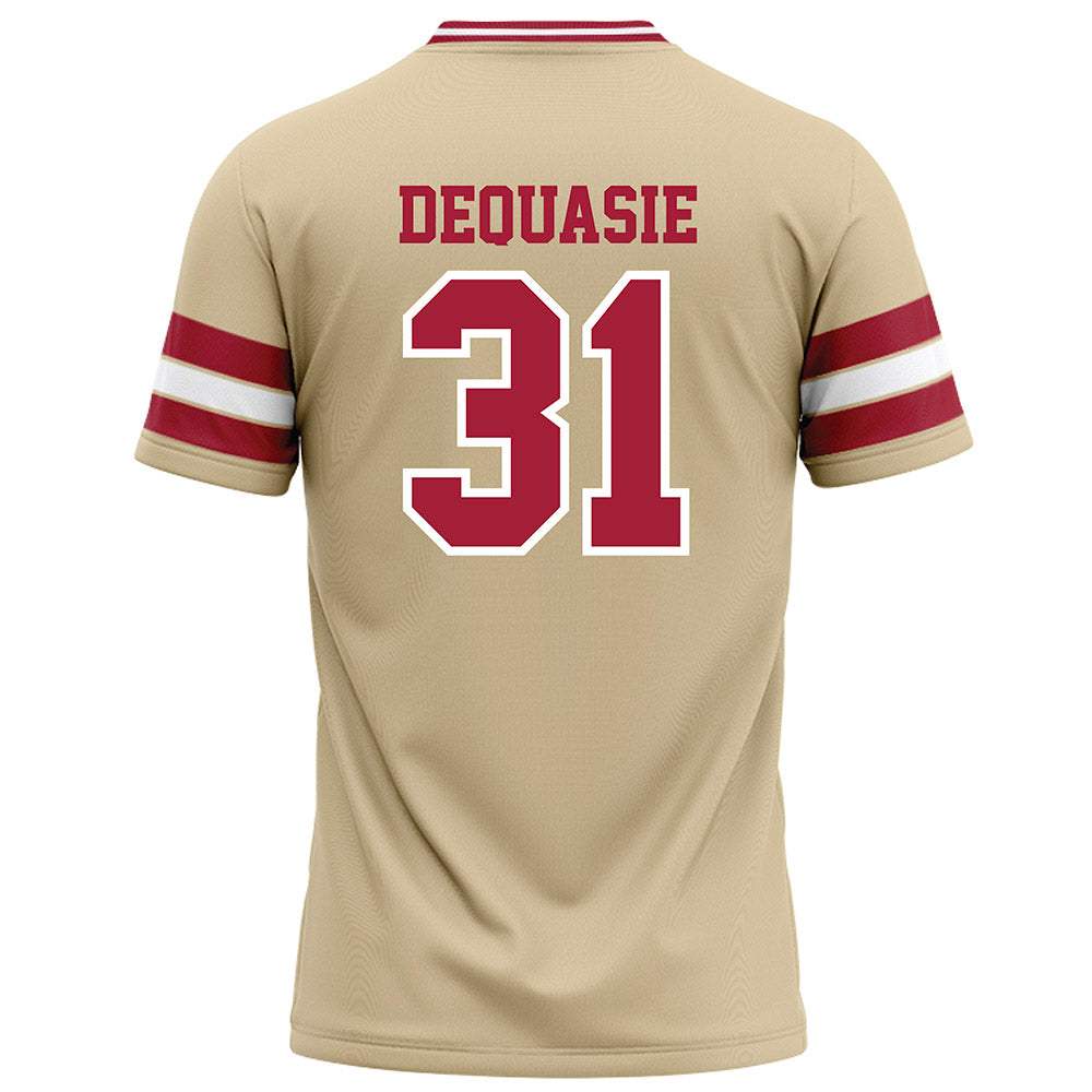 Oklahoma - NCAA Football : Reed DeQuasie - Cream Football Jersey-1