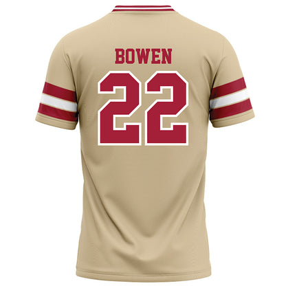 Oklahoma - NCAA Football : Peyton Bowen - Cream Football Jersey-1