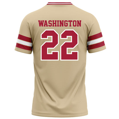 Oklahoma - NCAA Football : Trynae Washington - Cream Football Jersey-1