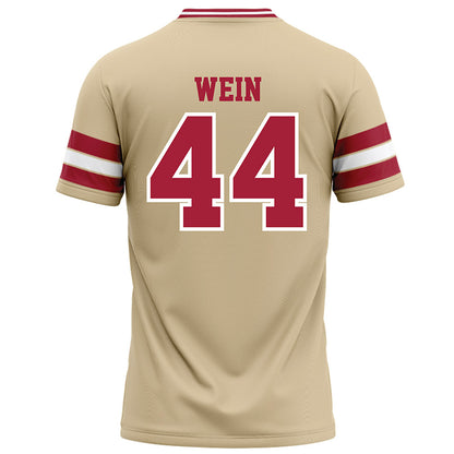 Oklahoma - NCAA Football : Taylor Wein - Cream Football Jersey-1